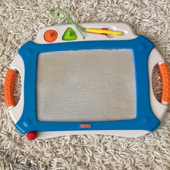 Fisher-Price Classic Doodler with 2 Stampers Blue Orange - Picture 9 of 10